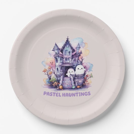 Pastel Hauntings Pappteller (Vorderseite)