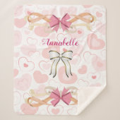 Pastel Hearalize mit Viktorianischer Multifunktion Sherpadecke (Vorderseite)