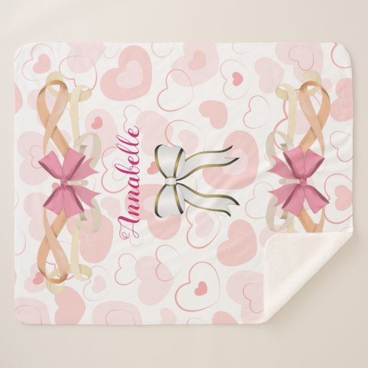 Pastel Hearalize mit Viktorianischer Multifunktion Sherpadecke (Vorderseite (Horizontal))