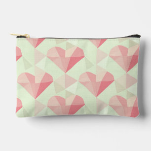Pastel Heart Harmony Kosmetik- und Toilettentasche Zubehörtasche