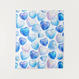 Pastel Heart Small Wall Tapestry - 50x60" Wandteppich