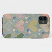 Pastel Heart Tapestry Case-Mate iPhone Hülle (Rückseite (Horizontal))
