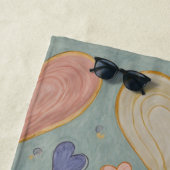 Pastel Heart Tapestry Strandtuch (Beispiel)