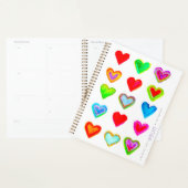 Pastel Hearts 2026 Day Planner Planer (Anzeige)