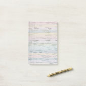 Pastel Hearts and Dots Rainbow Post notiert Post-it Klebezettel (Auf Schreibtisch)