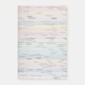 Pastel Hearts and Dots Rainbow Post notiert Post-it Klebezettel (Vorderseite)