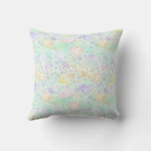 Pastel Hearts & Clouds Watercolor Dream (2) Kissen (Rückseite)