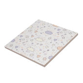 Pastel Hearts & Clouds Watercolor Dream (7) Fliese (Seite)