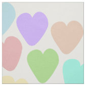 Pastel Hearts Design Stoff (Muster)
