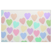 Pastel Hearts Design Stoff (Fat Quarter (45,7 x 55,9 cm))