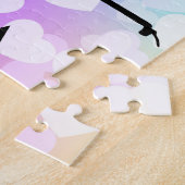 Pastel Hearts GYMNASTICS PUZZLE Personalisiert (Seite)