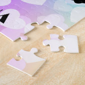 Pastel Hearts GYMNASTICS PUZZLE Personalisiert (Seite)