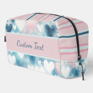 Pastel Hearts: Liebe in Wasserfarbe Waschbeutel