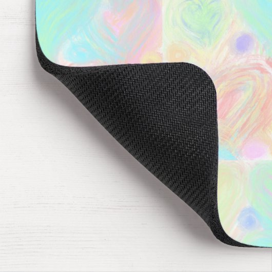 Pastel Hearts Mousepad (Ecke)