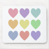Pastel Hearts Mousepad (Vorne)
