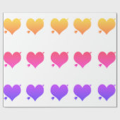 Pastel Hearts Packpapier (Flach)