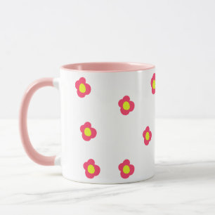 Pastel-Herzen-Tasse mit positivem Zitat – Verbinde Tasse