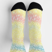 Pastel Hippy-Gefärbte Krawatte Socken (Oben)