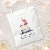 Pastel Hochzeitstorte Gefälligkeitstaschen Geschenktütchen (Ausgeschnitten)