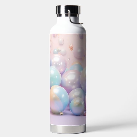 PASTEL HOLIDAY CHRISTMAS BALLS TRINKFLASCHE (links)