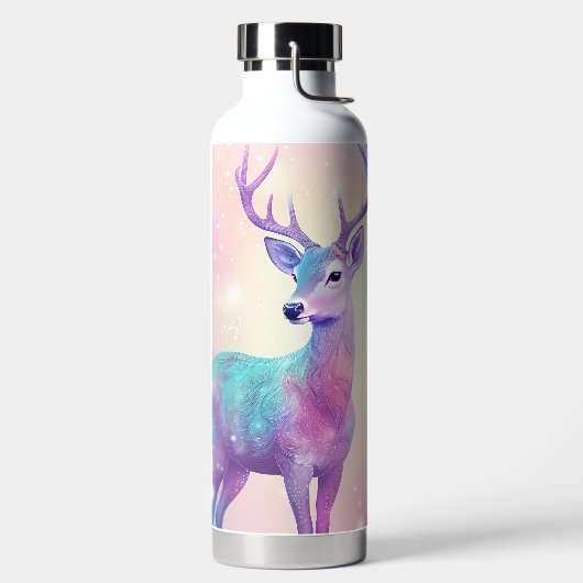 PASTEL HOLIDAY CHRISTMAS BUCK DEER TRINKFLASCHE (links)