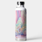 PASTEL HOLIDAY CHRISTMAS TREES TRINKFLASCHE (Rechts)