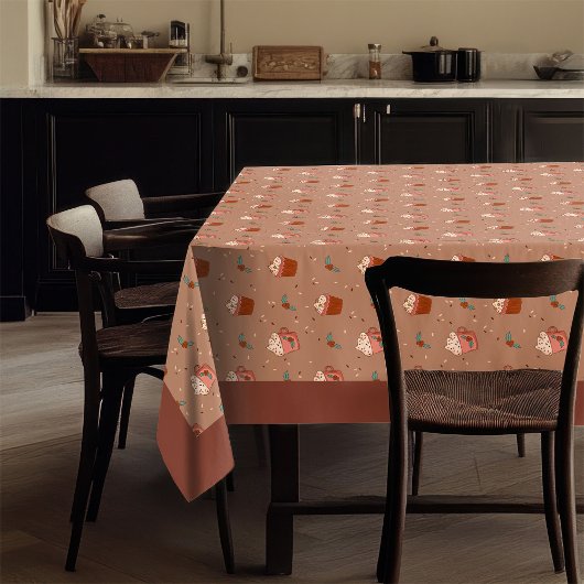 Pastel Holiday Tablecloth Groovy 70s Gift Idea Tischdecke