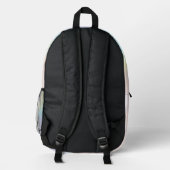Pastel Holographic Bedruckter Rucksack (Rückseite)