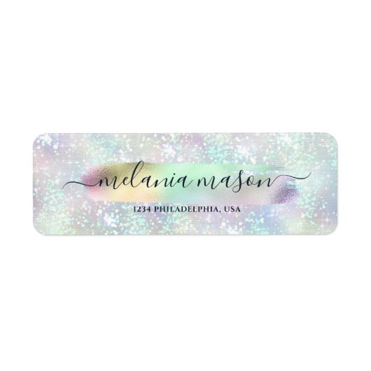 Pastel Holographic Glam Glitzer Elegante Glitzern (Vorne)