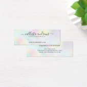 Pastel-Holographic Rainbow-Earring-Display-Karte (Schreibtisch)