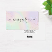 Pastel Holographic Rainbow Glam Gold Spritzer (Schreibtisch)