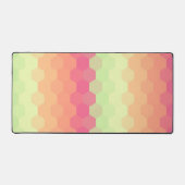 Pastel Honey Comb Spectrum Desk matt Schreibtischunterlage (Vorderseite)