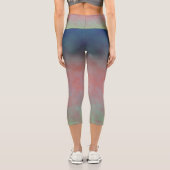 Pastel Horizon Capri Leggings (Rückseite)