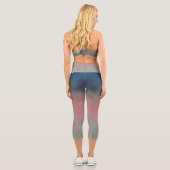 Pastel Horizon Capri Leggings (Rückseite)