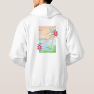 Pastel-Horizon-Tänzer-Blumen-Wandkunst Hoodie