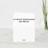 Pastel Horse Karte (Rückseite)