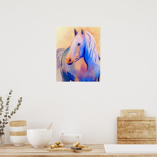 Pastel Horse Poster (Küche)