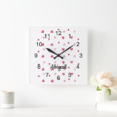 Pastel hört auf der Uhr der Weißen Mauer (Zuhause)