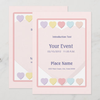 Pastel hört Einladung