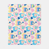 Pastel hört. fleecedecke (Vorderseite)