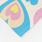 Pastel hört. fleecedecke (Ecke)