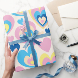 Pastel hört. geschenkpapier