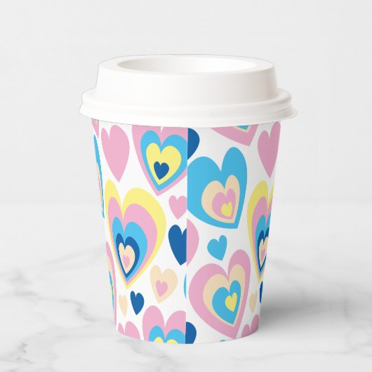 Pastel hört. pappbecher (Rechts)