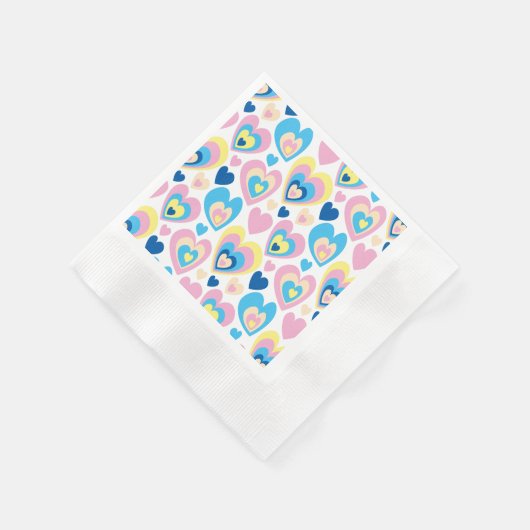 Pastel hört. serviette (Ecke)