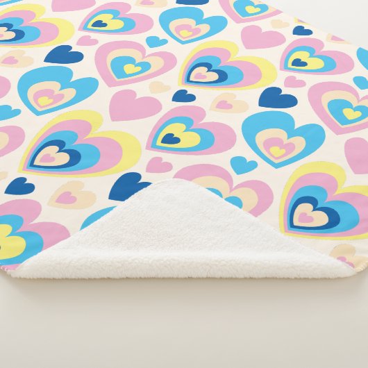 Pastel hört. sherpadecke (3/4)