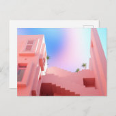 Pastel House Postkarte (Vorne/Hinten)