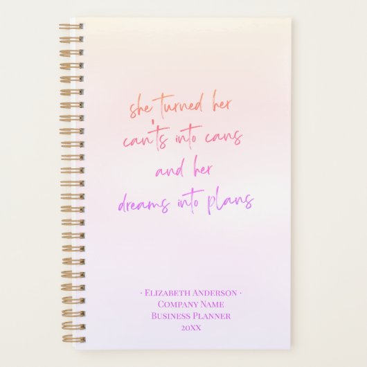 Pastel Hübsch Dream in Plänen Planer (Vorderseite)