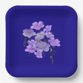 Pastel Hübsch Lilac Bouquet Pappteller (Vorderseite)