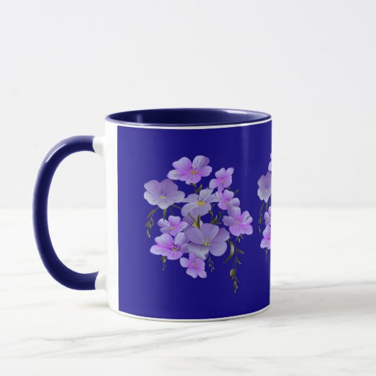 Pastel Hübsch Lilac Bouquet Tasse (Links)