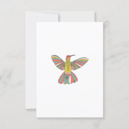 Pastel Hummingbird Einladung